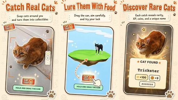 CatchCat: convertir la búsqueda de gatos callejeros en un deporte digital